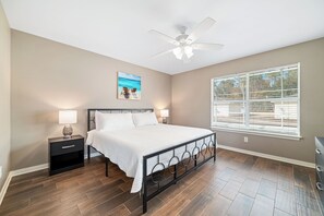 Iron/ironing board, free WiFi, bed sheets - Downtown Gulf Shores Duplex w/ Private Pool, Dog Friendly | BEACHBALL PROPERTIES (Gulf Shores)