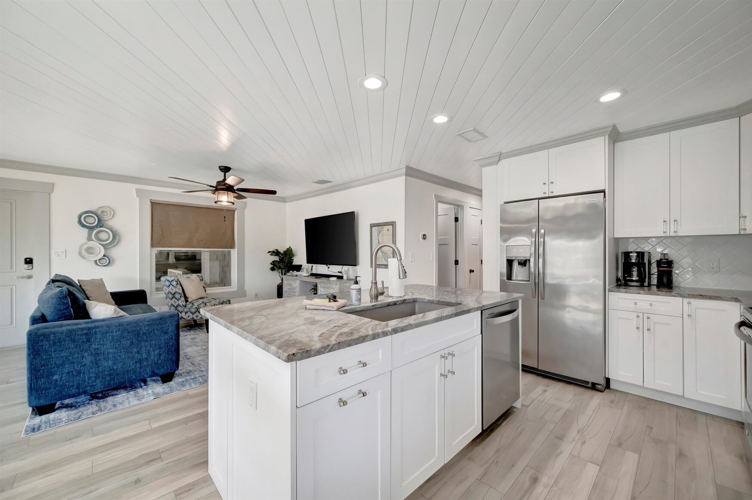 尊贵公寓式客房, 2 间卧室, 海滨 | 住宿内部