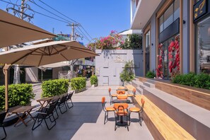 Fachada de la propiedad