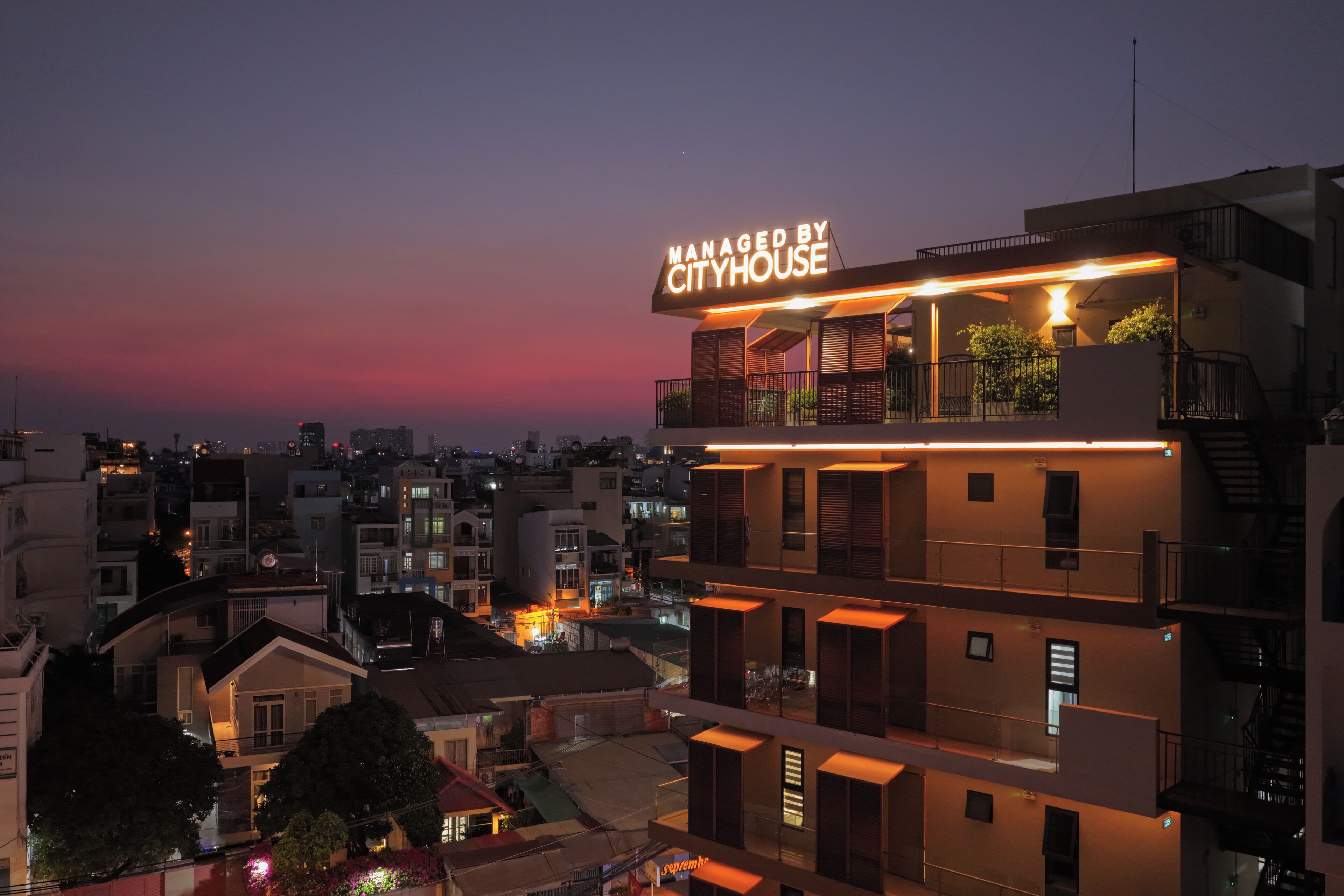 Fassade der Unterkunft