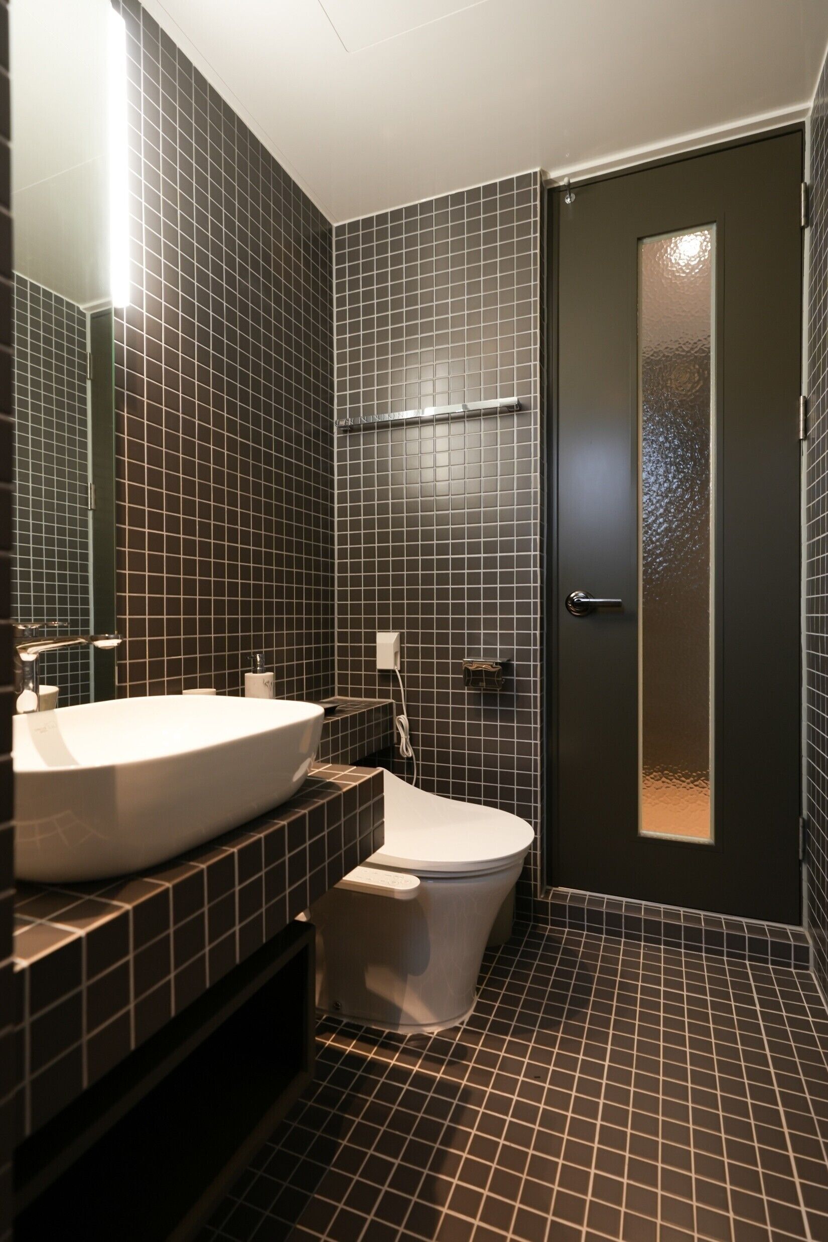 스탠다드 더블룸 또는 트윈룸, 산 전망 | 욕실 | 샤워 시설, 헤어드라이어, 슬리퍼, 타월