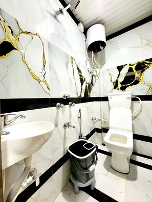 Bathroom - Comfortable & Clean Stay with Fast Wi-Fi and Easy Check-In (UJJAIN)