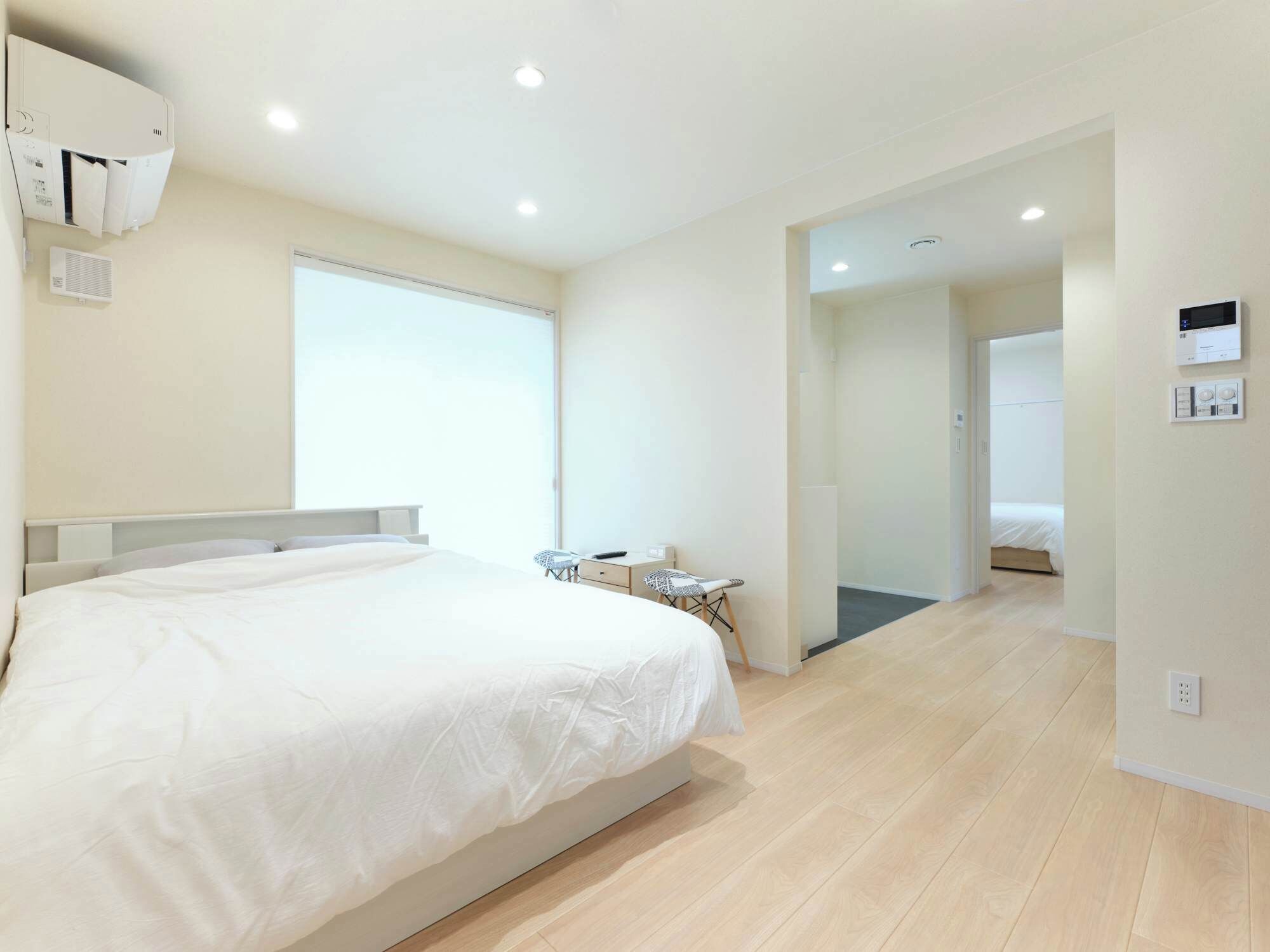 3 室のベッドルーム、WiFi、ベッドシーツ