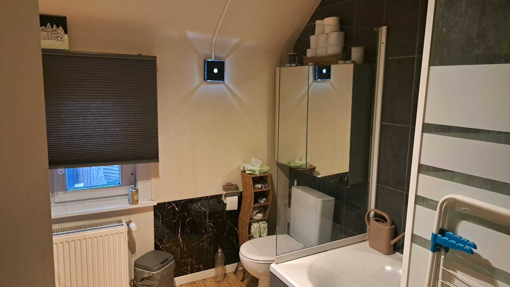 Hårtørrer, håndklæder, Sæbe, Toiletpapir