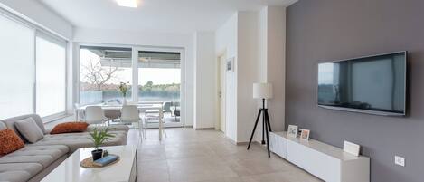 Appartement Standard, plusieurs chambres (Apartment Sang Near The Beach) | Coin séjour