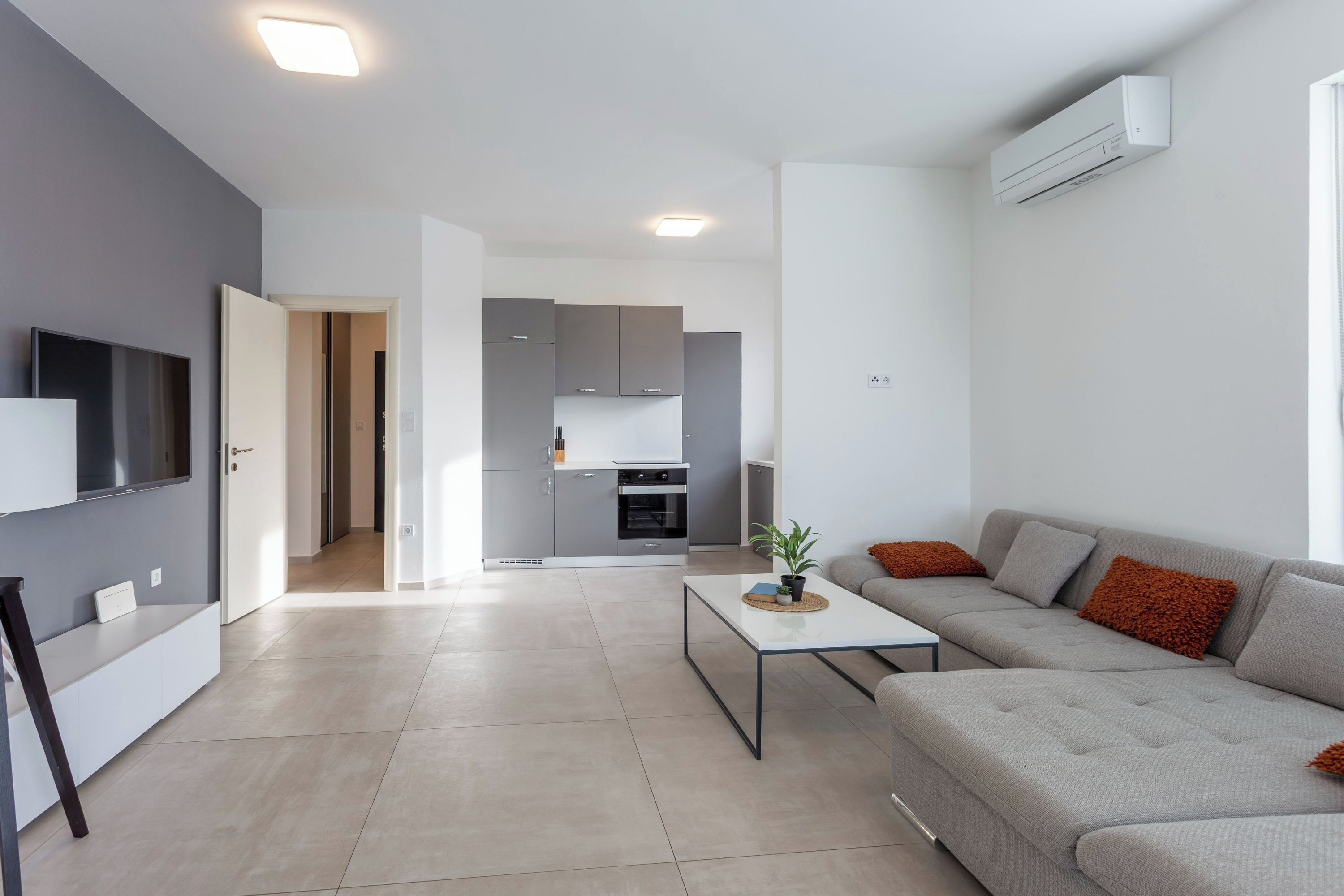 Standard-Apartment, Mehrere Schlafzimmer (Apartment Sang Near The Beach) | Wohnbereich