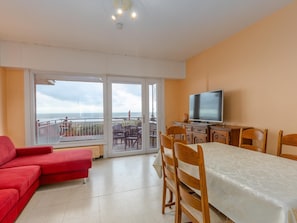 TV - Ground floor apartment with sea view and garage (Middelkerke)