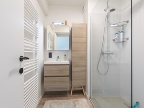 Shower, hair dryer - Modern flat near the sea (Middelkerke)