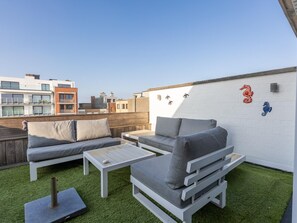 Property grounds - Studio with sunny rooftop terrace near the sea (Middelkerke)