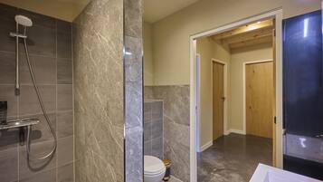 Shower, hair dryer