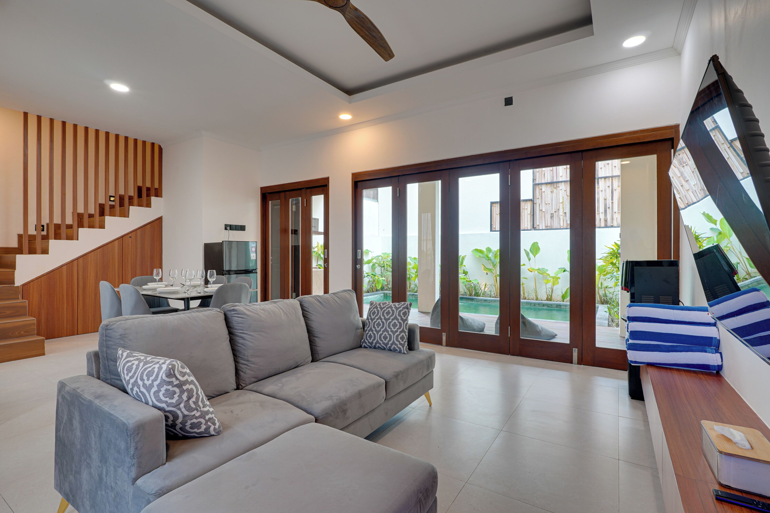 Villa, Balcony, Pool View | View from room