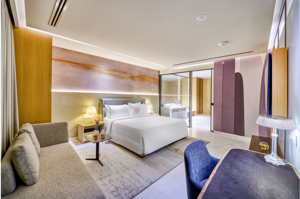 Suite – president, 1 kingsize-seng | Safe på rommet, skrivebord og skrivebord for bærbar PC