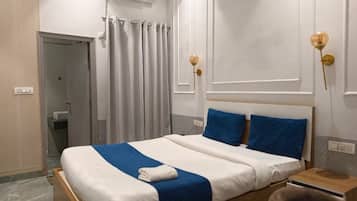 Premium bedding, free WiFi, bed sheets