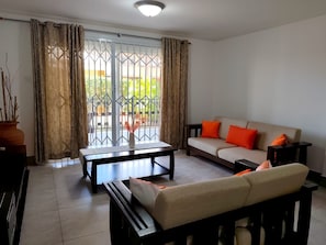 Apartment, Balcony, City View | Living area - Praslin Island Breeze (Praslin Island)