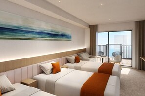 Superior Triple - Up to 4 guests - Non-Smoking | Free WiFi, bed sheets - Village Atami (Atami)