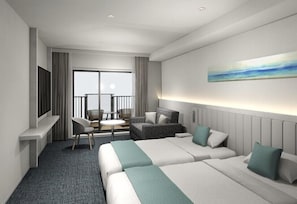 Chambre Supérieure avec lits jumeaux, non-fumeurs | Bureau, Wi-Fi gratuit, draps fournis