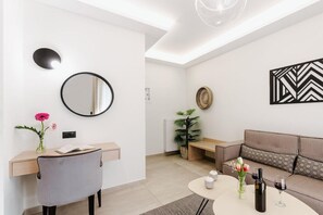 Living area - Andrews Apartments (Nafplio)