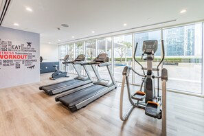 Fitness facility - Vibrant City Living, 1Bedroom with Balcony - Vera Tower, Business Bay (Dubai)