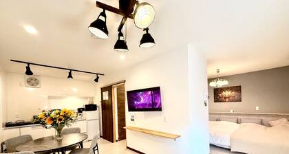 Dogs allowed BBQ Spacious artificial turf 37 Westernstyle room Maximum 6 people families / Kitakyushu City Fukuoka