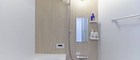 Hair dryer, towels