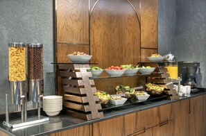 A buffet setup with cereal, nuts, and various salads. - Nex Hotel Istanbul City Center (Istanbul)