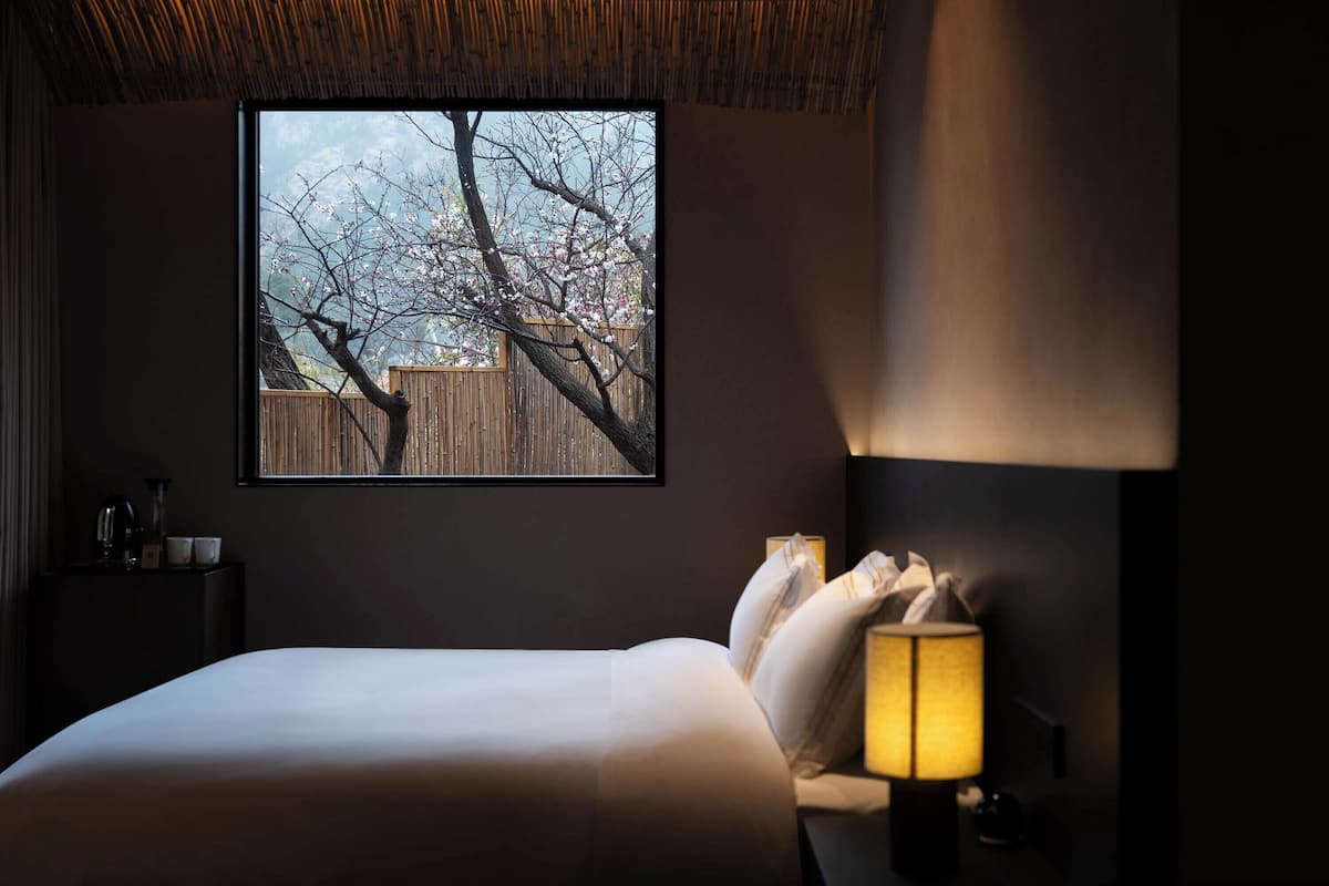 Minibar, desk, laptop workspace, iron/ironing board