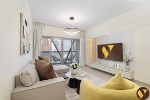 Living area - Vogue Park Tower DIFC  (Dubai)