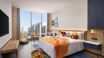 Phòng dành cho gia đình, 1 giường cỡ king, quang cảnh thành phố | Truy cập Internet không dây miễn phí