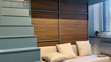 Appartement, 1 chambre | Coin séjour