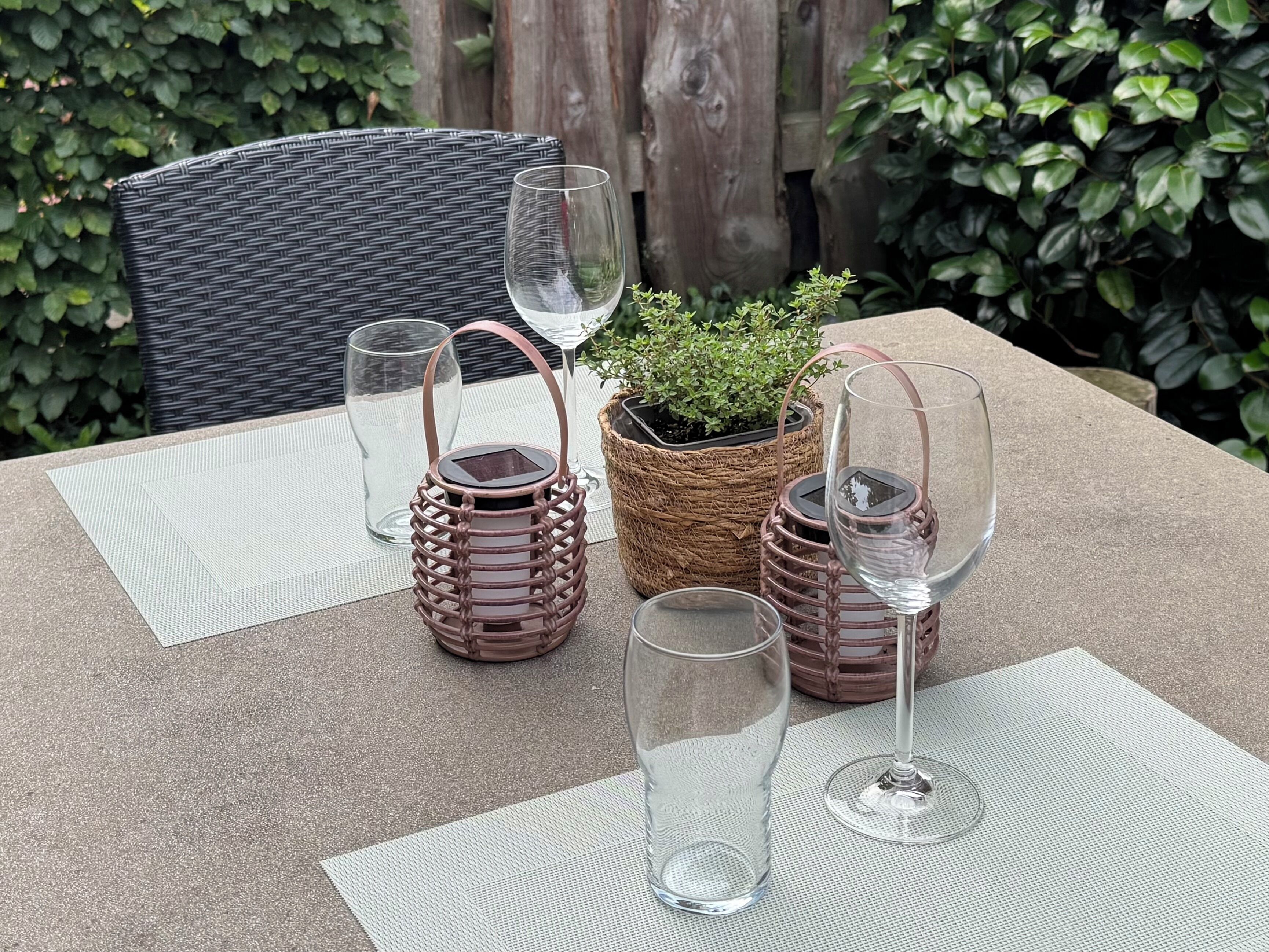 Ferienwohnung Kräutergarten, (Greven)-Terrasse