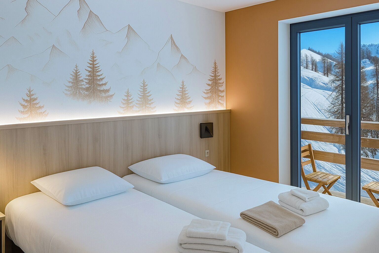 Superior-Zweibettzimmer, Balkon | Zimmersafe, kostenloses WLAN