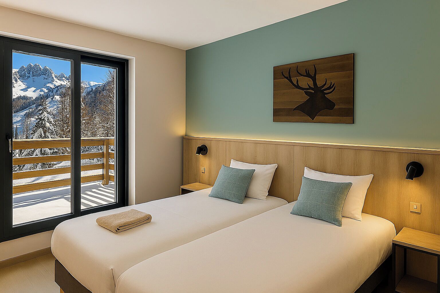 Superior-Zweibettzimmer, Balkon | Zimmersafe, kostenloses WLAN