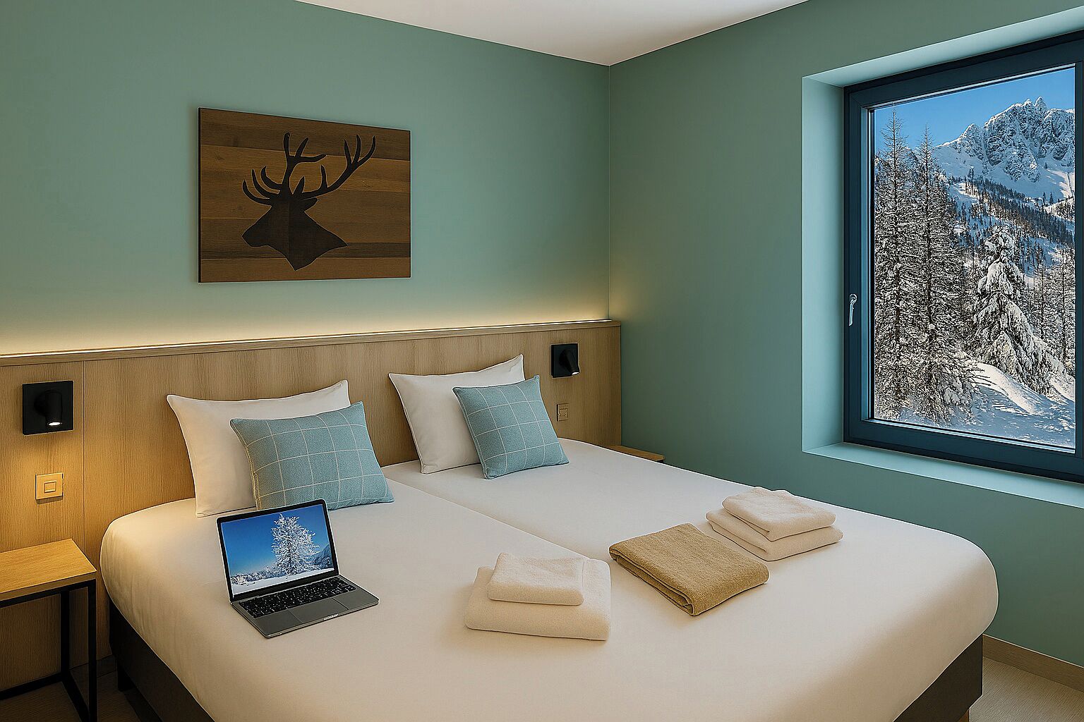 Standard-Zweibettzimmer | Zimmersafe, kostenloses WLAN