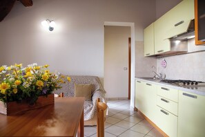 아파트, 발코니, 시내 전망 | 전용 주방