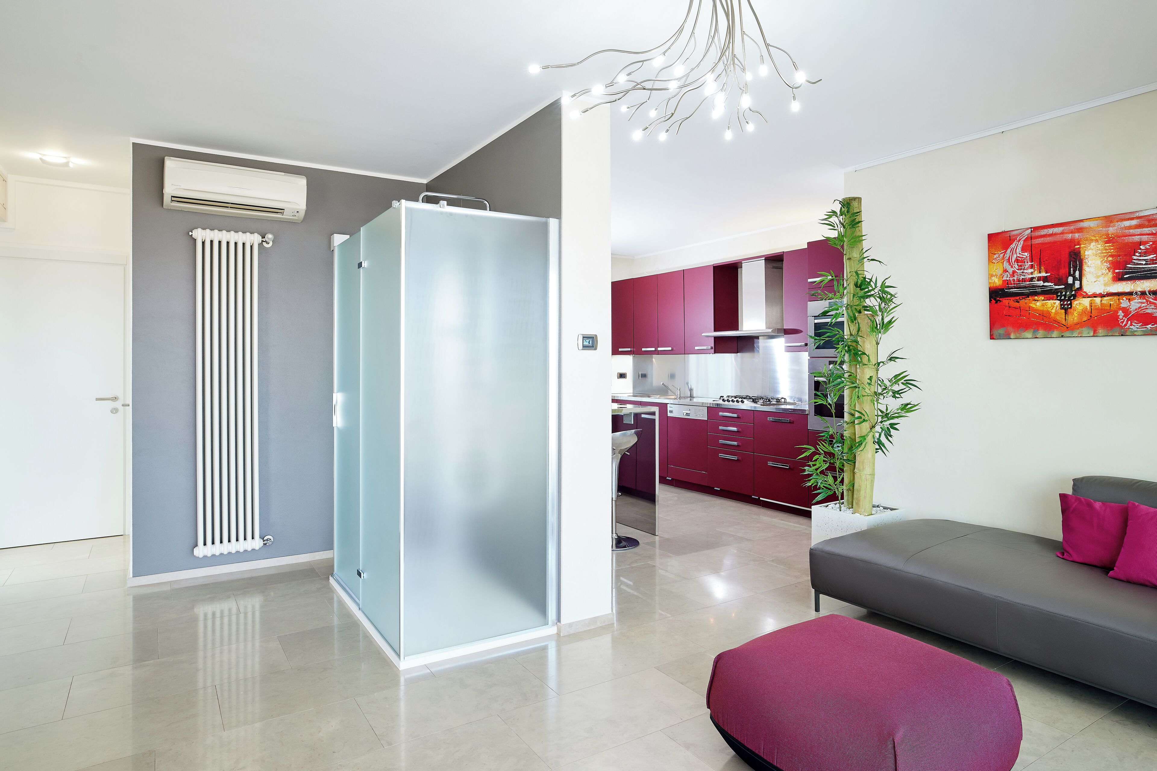 Leilighet, spabadekar, utsikt mot innsjø | Innvendig