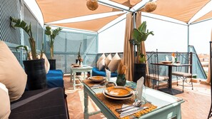 Terrasse sur le toit