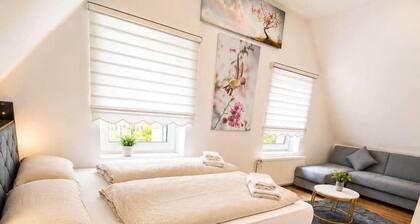 Zimmer mit 160 cm Bett + Schlafcouch & Workplace