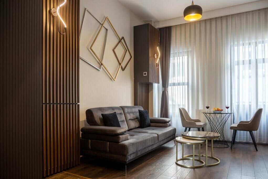 Suite – superior, balkong, sjøutsikt | Oppholdsområde