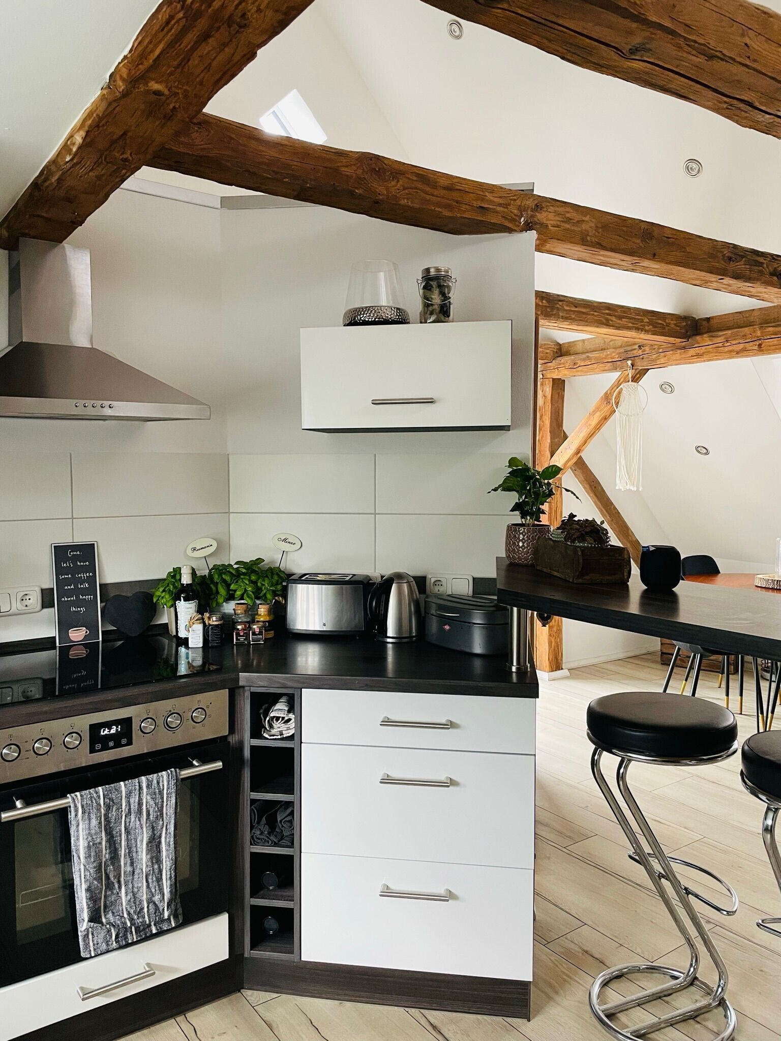 Kühlschrank, Ofen, Herdplatte, Geschirrspüler