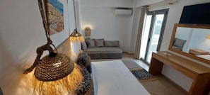 Deluxe Studio, Balcony, City View | Free WiFi - Selinopetra Rooms (Elafonisos)