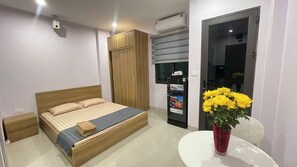 Studio - balkong | Gratis wi-fi och sängkläder