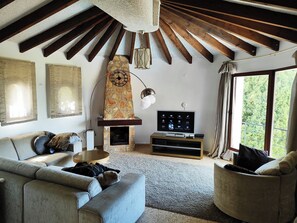 Living area - Villa with seaviews on walking distance from sea (Benissa)
