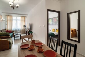 Apartment | Living room - RentPlanet - Apartament Pomorska (Wrocław)