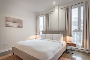 2 slaapkamers, een strijkplank/strijkijzer, wifi, beddengoed