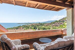 Property grounds - Beautiful sea view:  Lovely 3-bedroom house with AC in charming Porto Tramatzu` (Porto Tramatzu)