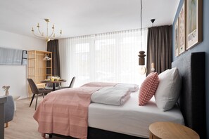 Studio Deluxe - 1 queensize-säng med bäddsoffa | Gratis wi-fi