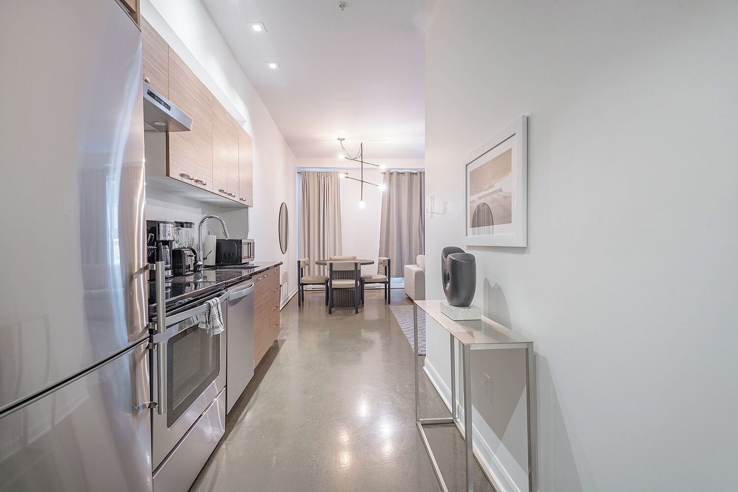 Superior-Apartment, Stadtblick | Eigene Küche