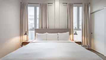 Luxury-Penthouse, Stadtblick | Verdunkelungsvorhänge, schallisolierte Zimmer, Bügeleisen/Bügelbrett