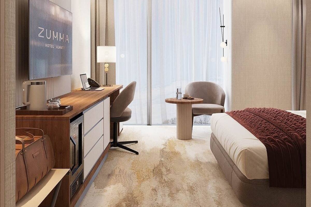 In-room safe, desk, laptop workspace, blackout curtains