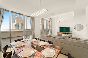 Dining - FIRST CLASS | 3BR | Prime Downtown City Lights (Downtown)